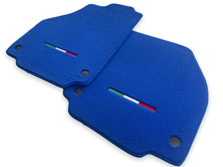 Floor Mats For Ferrari 458 Italia 2009-2015 Blue Autowin Brand Italian Edition - AutoWin
