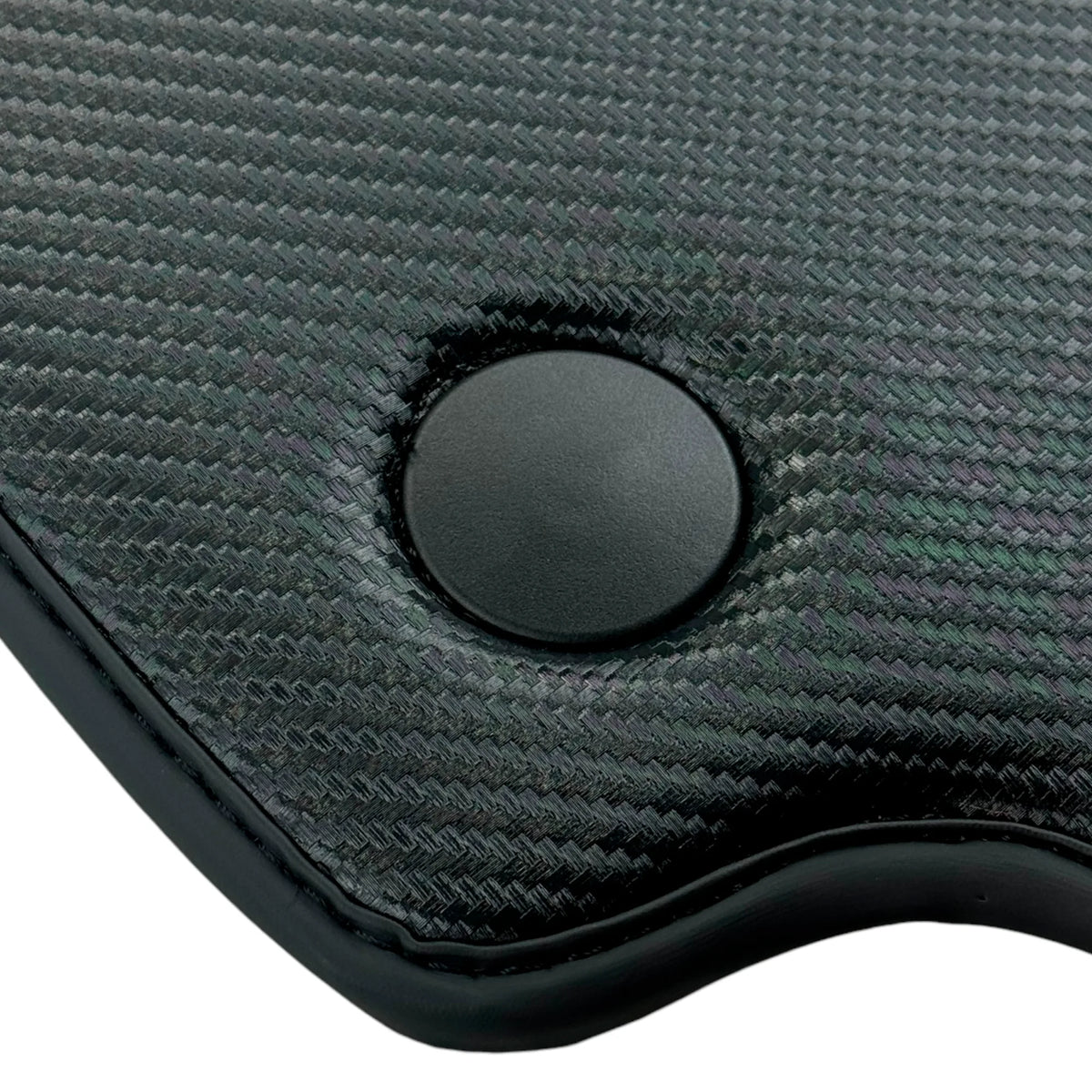 Floor Mats for Ferrari 458 Italia (2009-2015) Carbon Fiber Leather Autowin Brand Italian Edition