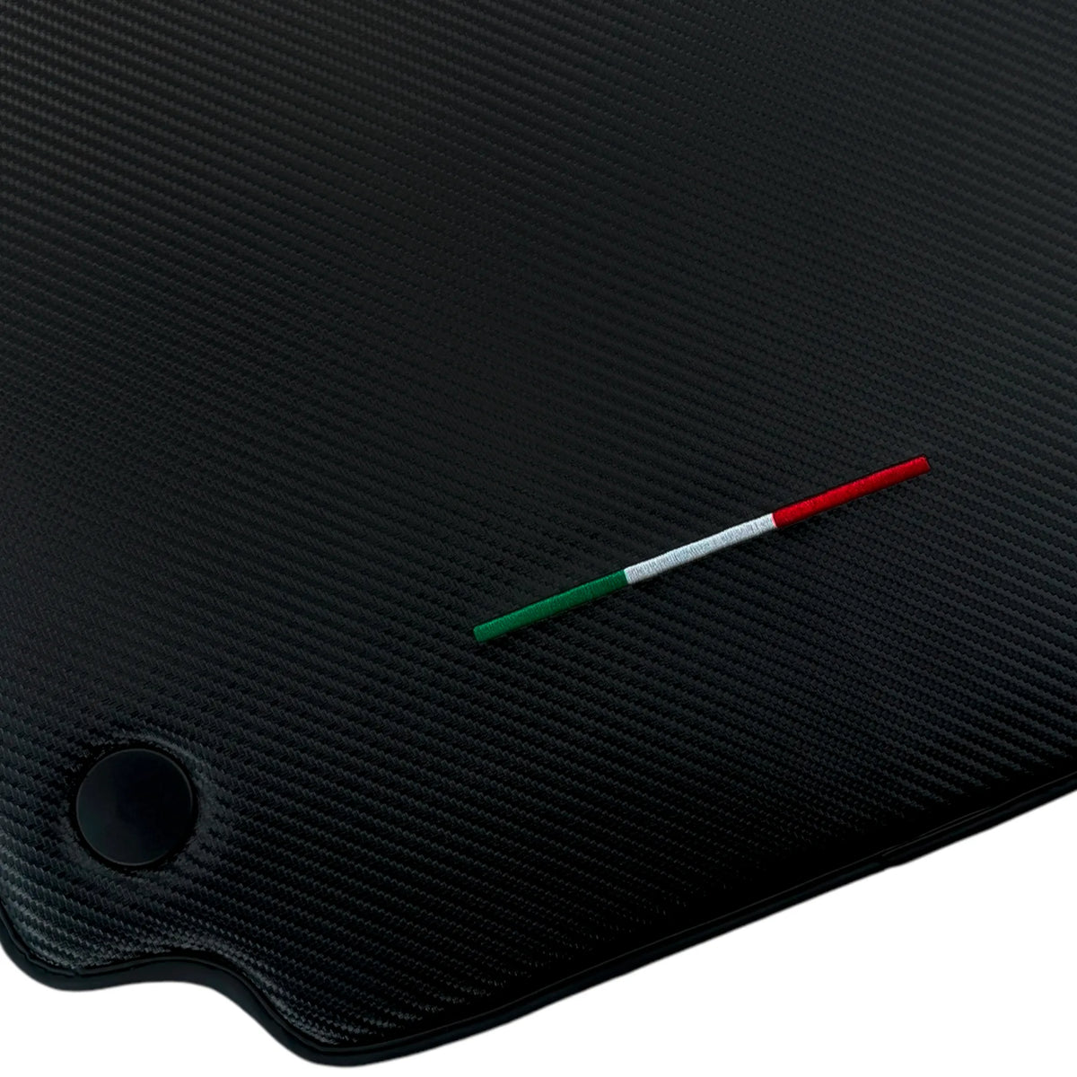 Floor Mats for Ferrari 458 Italia (2009-2015) Carbon Fiber Leather Autowin Brand Italian Edition