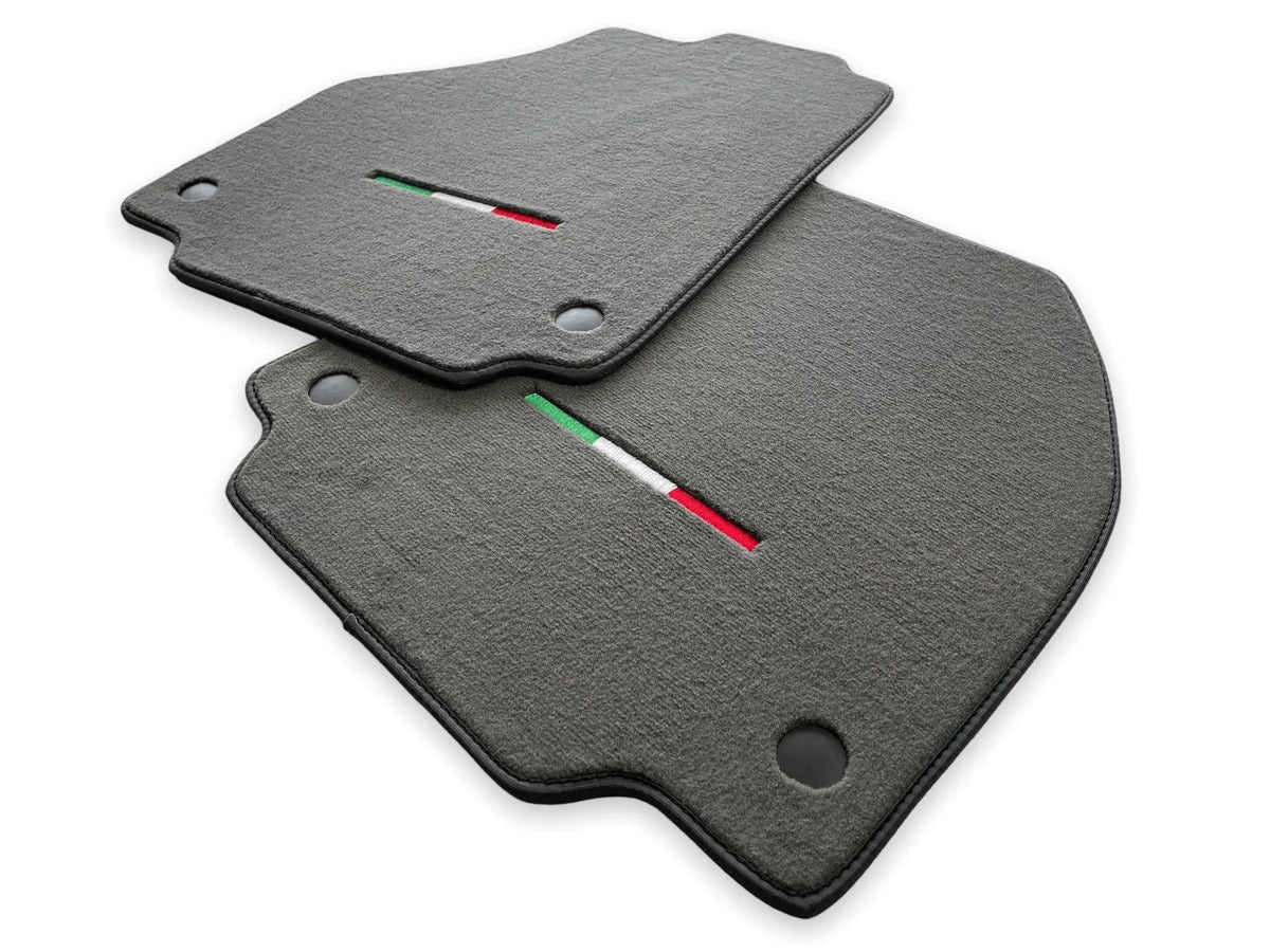 Floor Mats For Ferrari 458 Italia 2009-2015 Gray Autowin Brand Italian Edition - AutoWin