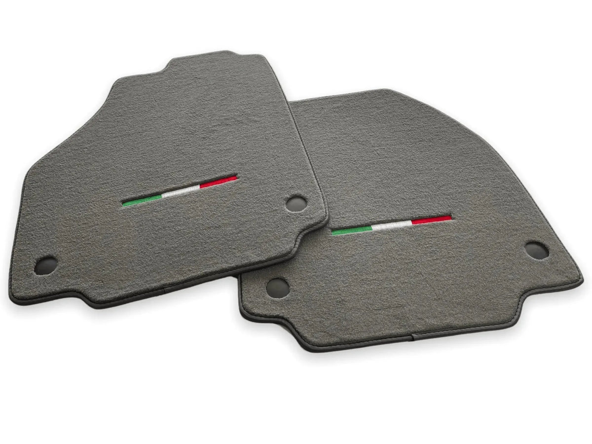 Floor Mats For Ferrari 458 Italia 2009-2015 Gray Autowin Brand Italian Edition - AutoWin