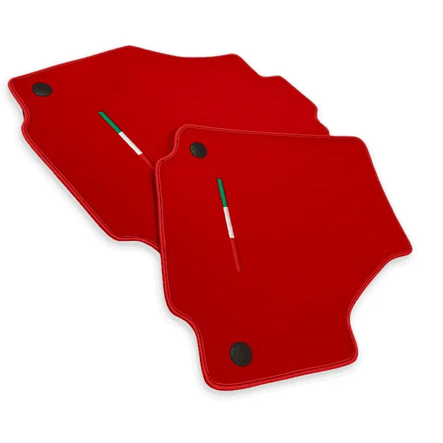 Floor Mats for Ferrari 458 Italia (2009-2015) Red Autowin Brand Italian Edition