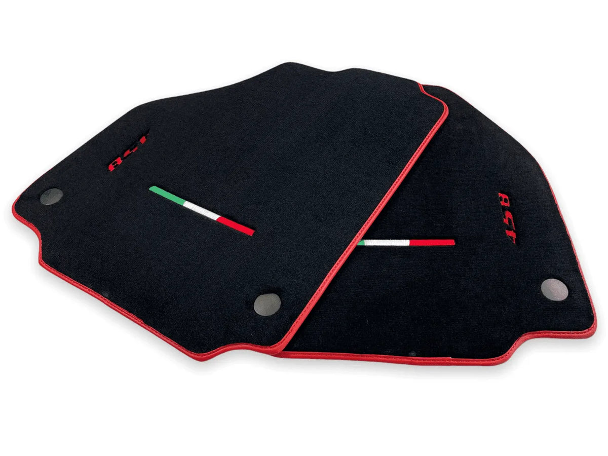 Floor Mats For Ferrari 458 Italia (2009-2015) Red Trim - AutoWin