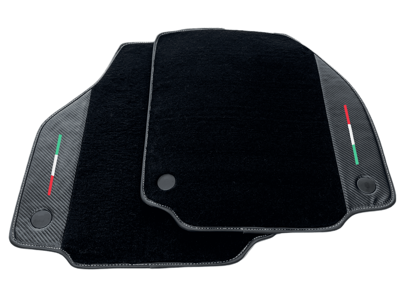 Floor Mats For Ferrari 458 Speciale (2012-2015) Carbon Leather - AutoWin
