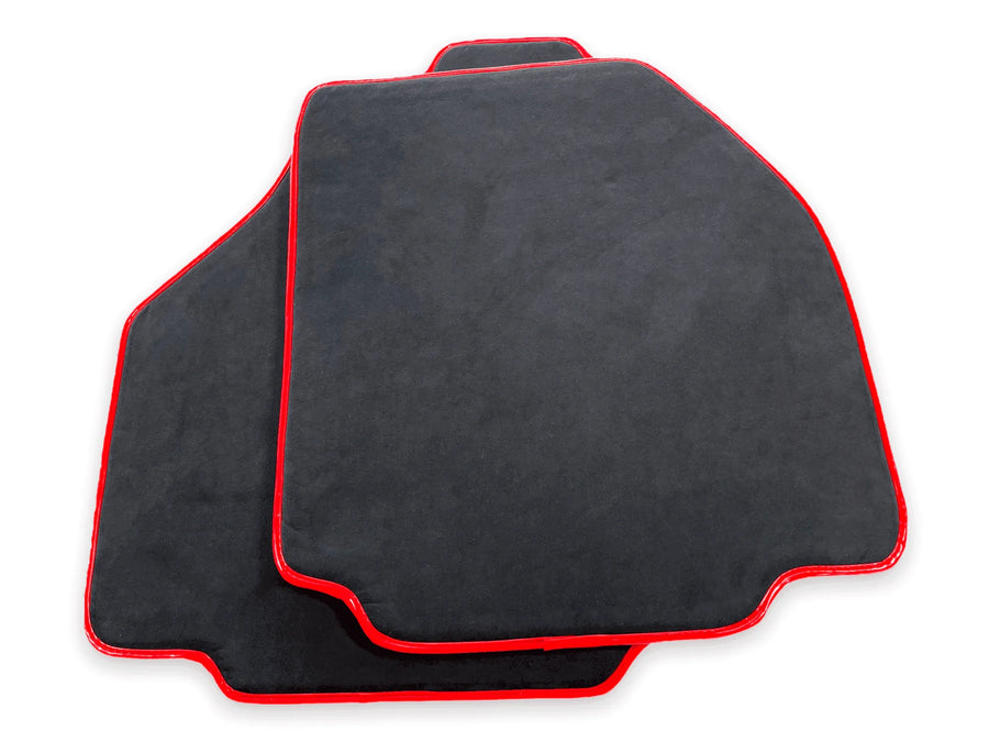 Floor Mats For Ferrari 458 Speciale (2012-2015) Alcantara Leather Red Trim
