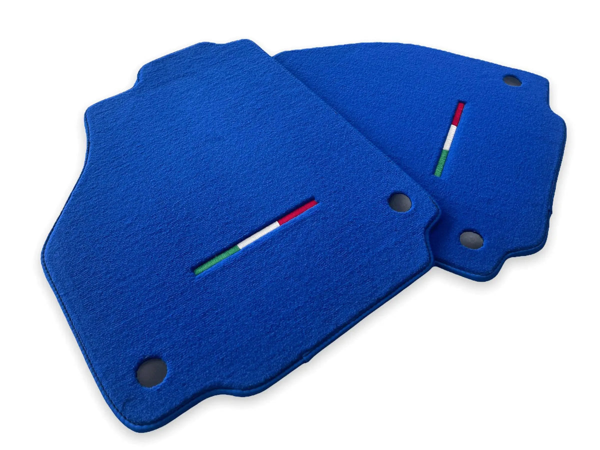 Floor Mats For Ferrari 458 Spider 2012-2015 Blue Autowin Brand Italian Edition