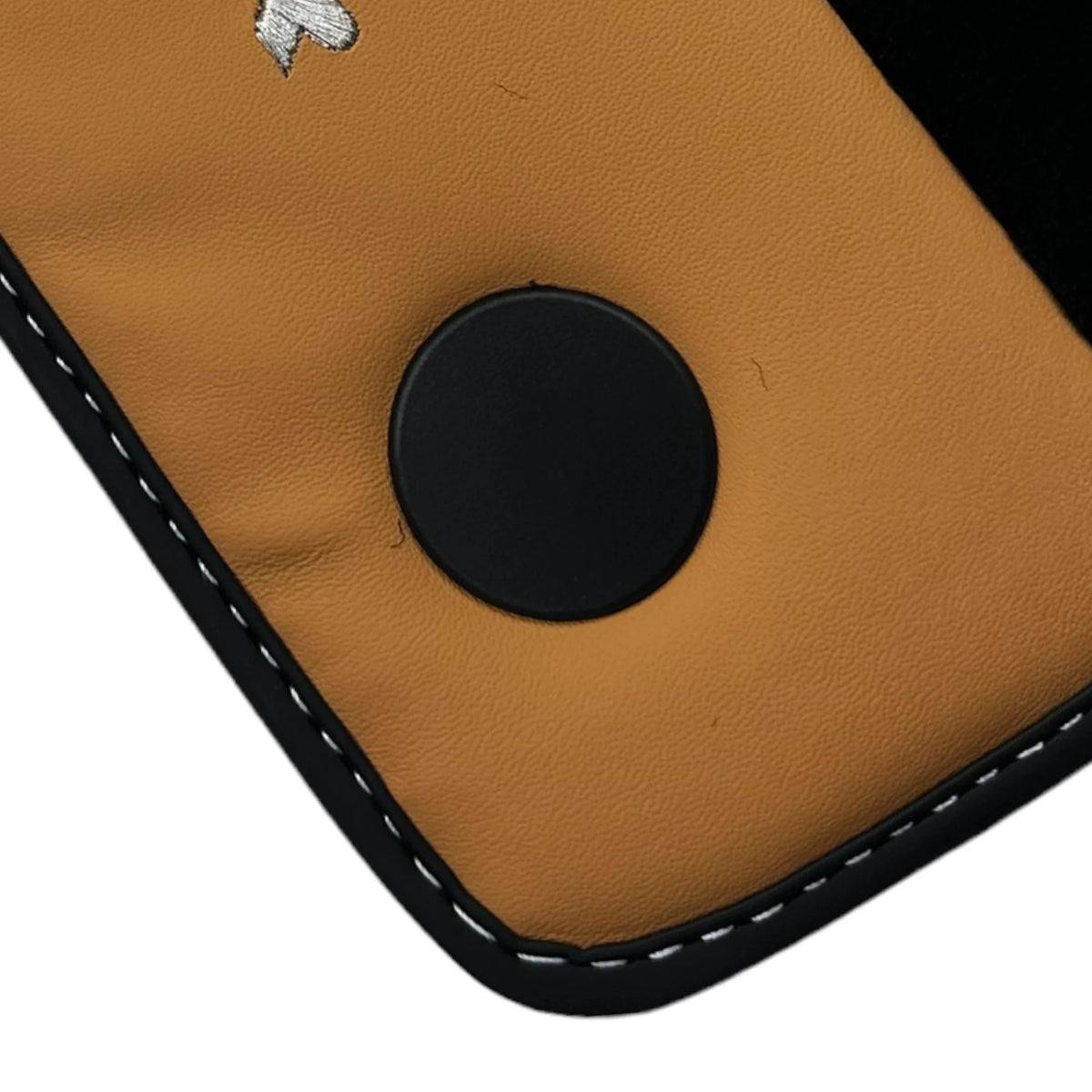 Floor Mats for Ferrari 458 Spider (2012-2015) with Beige Tradizione Nappa Leather - AutoWin