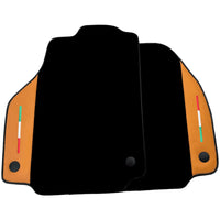 Floor Mats for Ferrari 458 Spider (2012-2015) with Beige Tradizione Nappa Leather