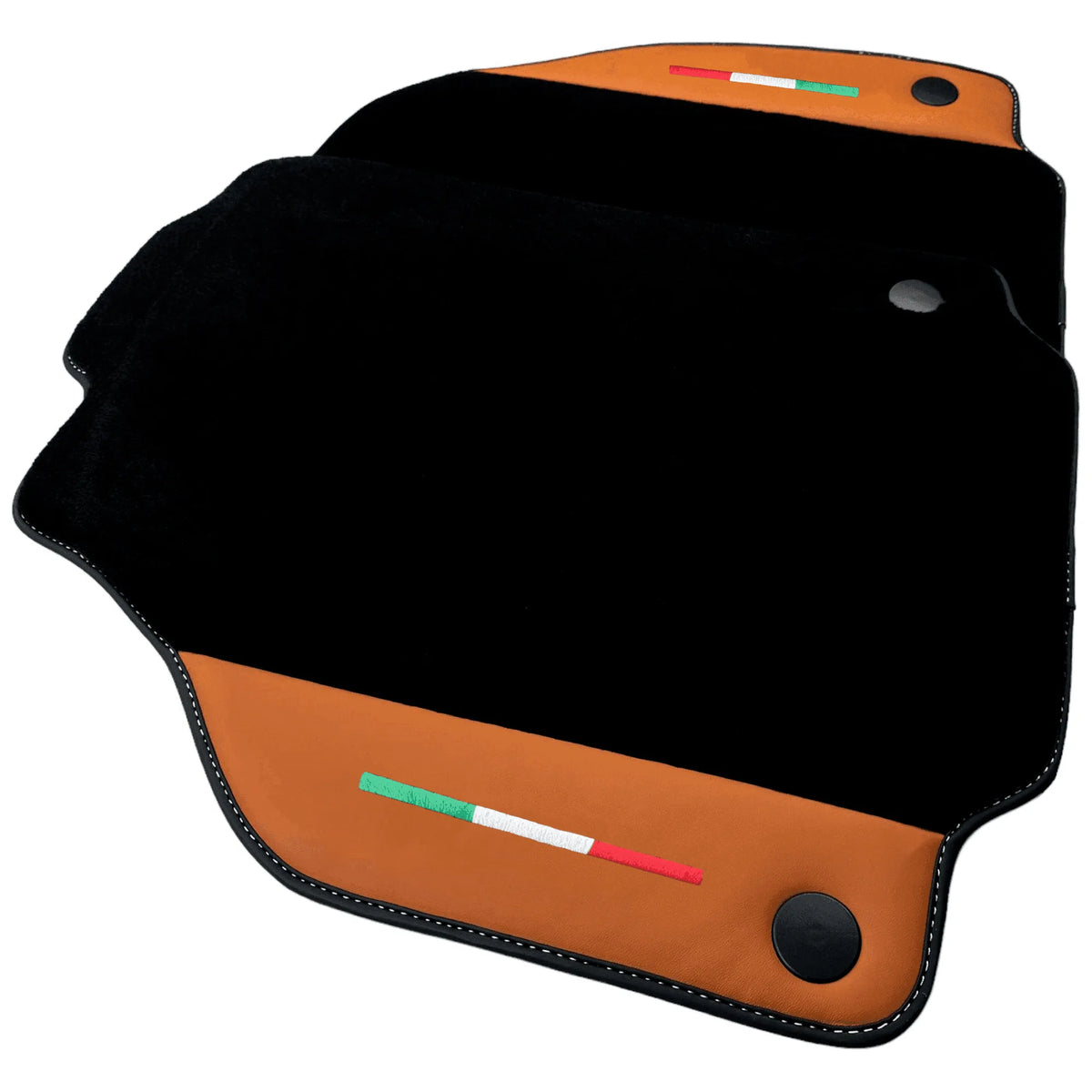 Floor Mats for Ferrari 458 Spider (2012-2015) with Cuoio Nappa Leather