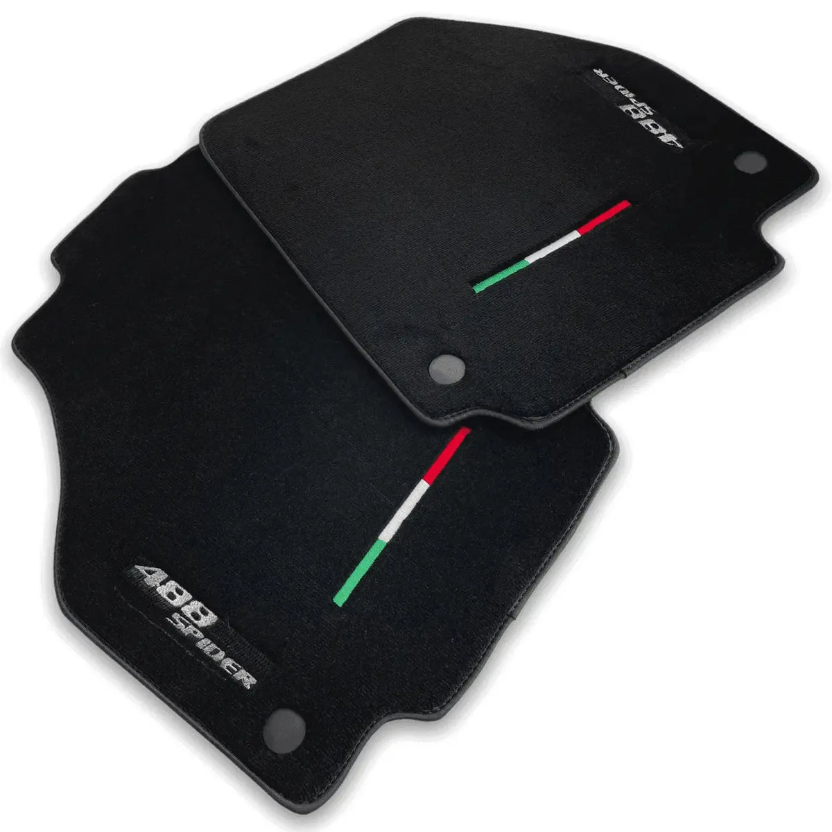 Floor Mats For Ferrari 488 Spider 2015-2022 AutoWin Brand Italian Edition - AutoWin