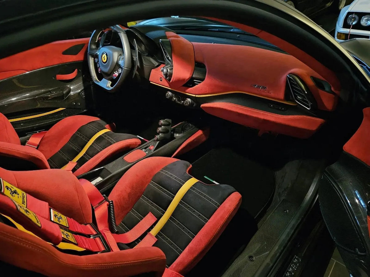 Floor Mats For Ferrari 488 Spider (2016-2022) AutoWin Brand IT Edition