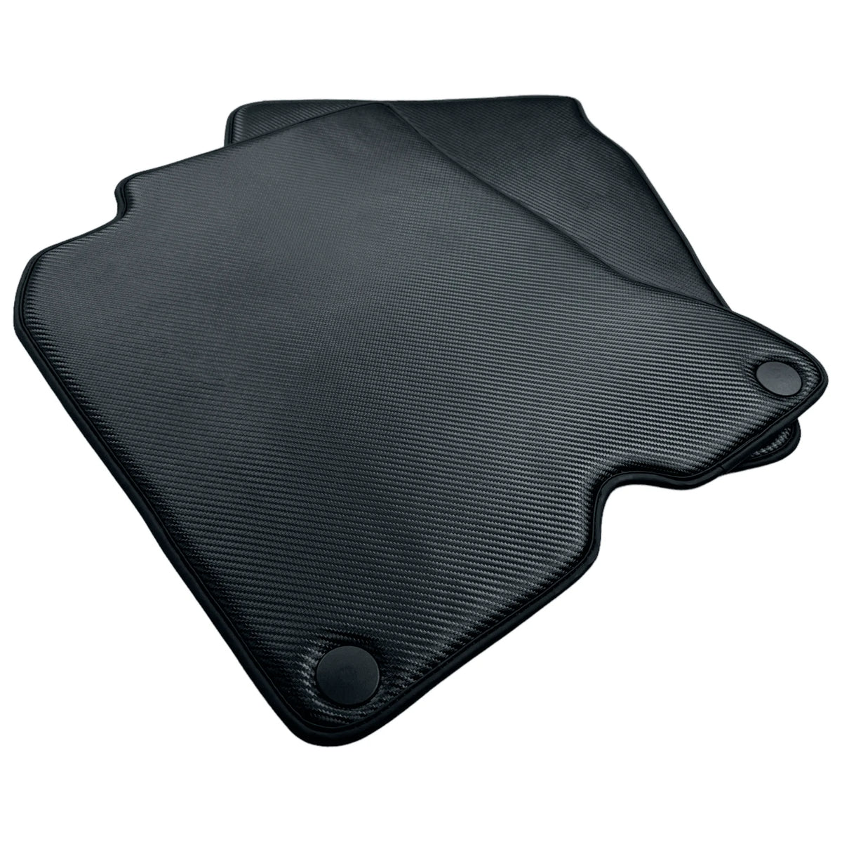 Floor Mats For Ferrari California T (2015-2018) Carbon Fiber Leather - AutoWin
