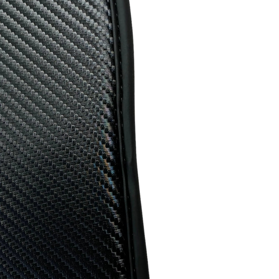 Floor Mats For Ferrari California T (2015-2018) Carbon Fiber Leather - AutoWin