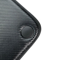Floor Mats For Ferrari California T (2015-2018) Carbon Fiber Leather - AutoWin