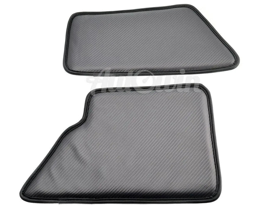 Floor Mats For Ferrari F430 2004-2009 Carbon & Alcantara Leather F430 Emblem