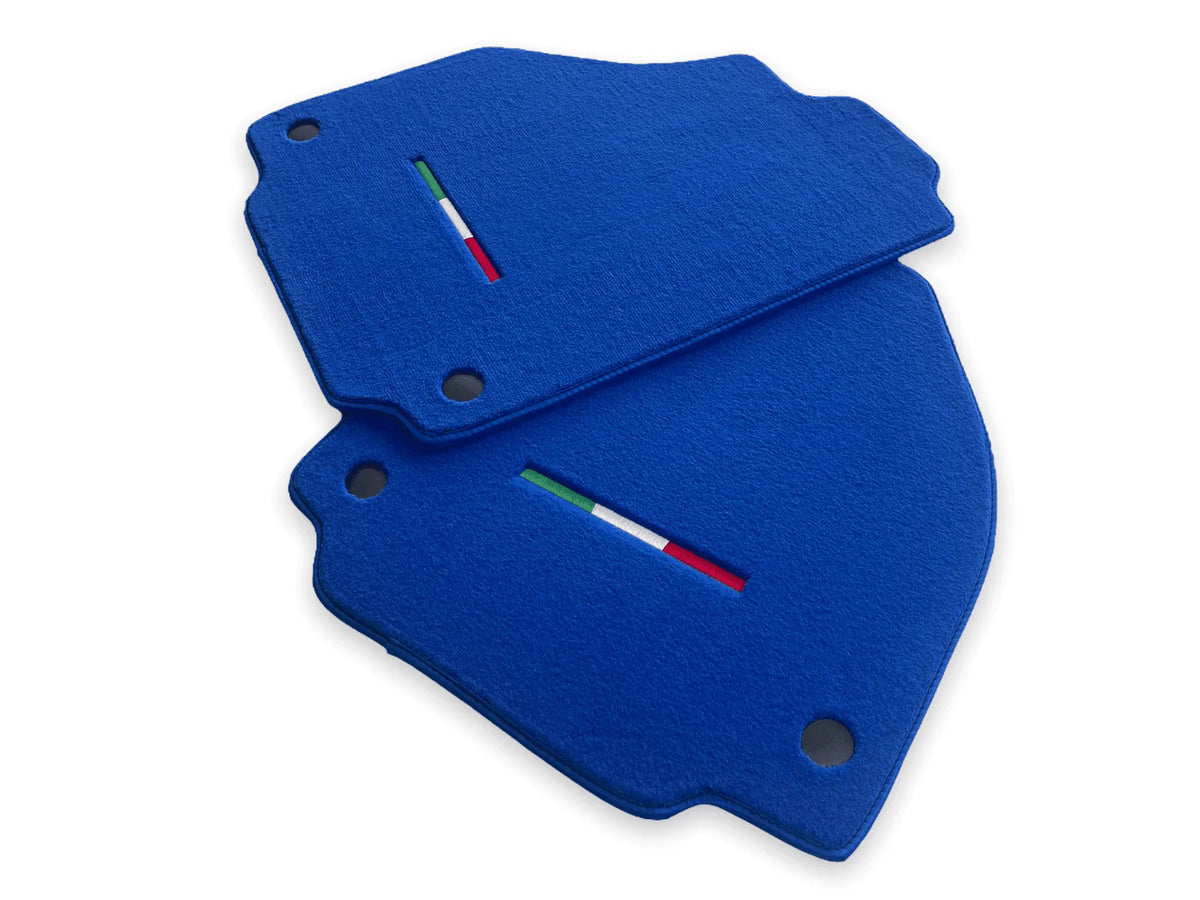 Floor Mats For Ferrari F8 Spider 2019-2022 Blue Italian Edition