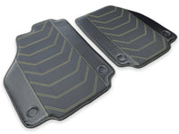 Floor Mats For Ferrari F8 Tributo (2019-2023) Yellow Sewing