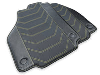 Floor Mats For Ferrari F8 Tributo (2019-2023) Yellow Sewing