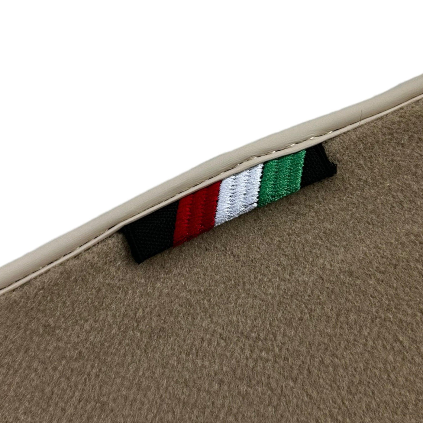 Beige Floor Mats for Ferrari Mondial Convertible (1983-1993) Italian Edition - AutoWin