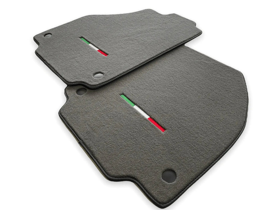 Floor Mats For Ferrari Spider 2012-2015 Gray Autowin Brand Italian Edition