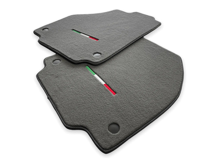 Floor Mats For Ferrari Spider 2012-2015 Gray Autowin Brand Italian Edition