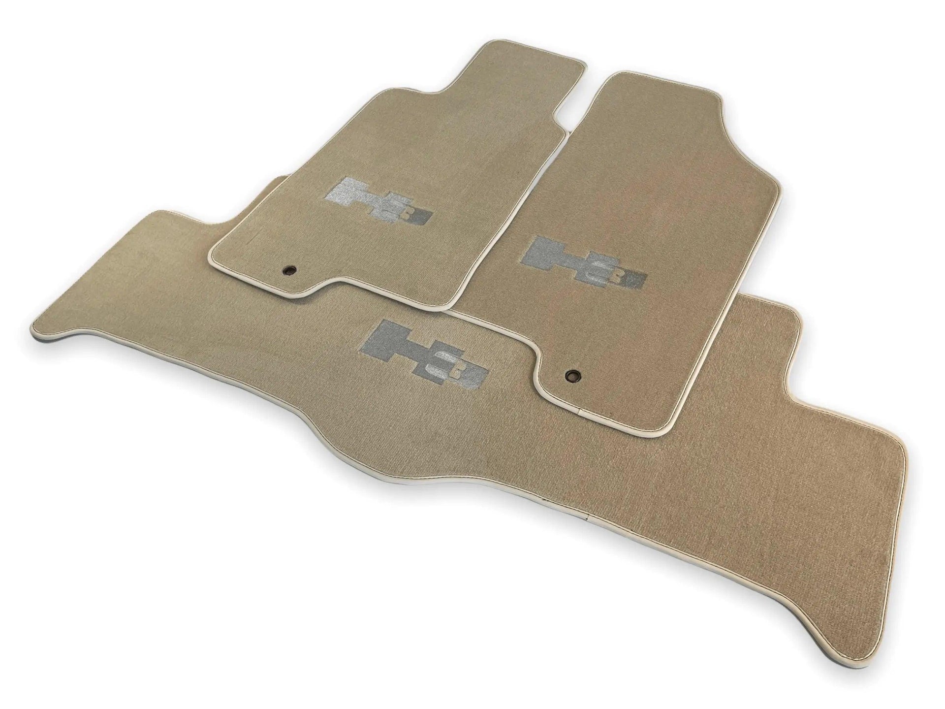 Floor Mats For Hummer H3 2005-2010 Tailored Beige Carpets - AutoWin