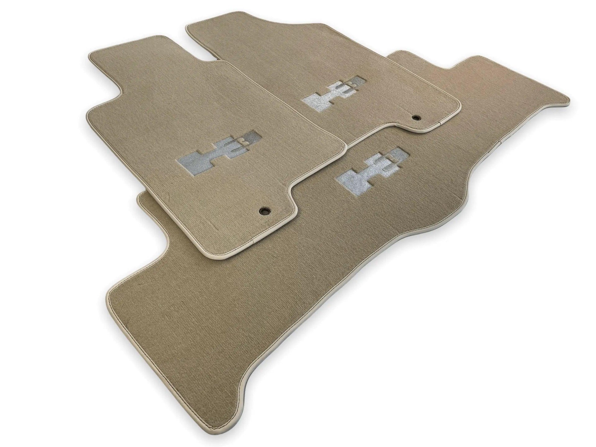 Floor Mats For Hummer H3 2005-2010 Tailored Beige Carpets - AutoWin