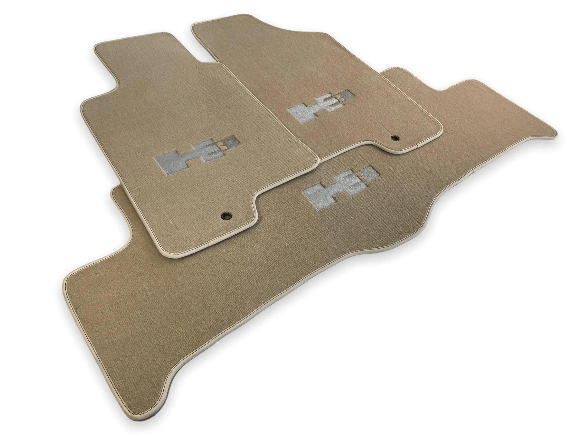 Floor Mats For Hummer H3 2005-2010 Tailored Beige Carpets - AutoWin