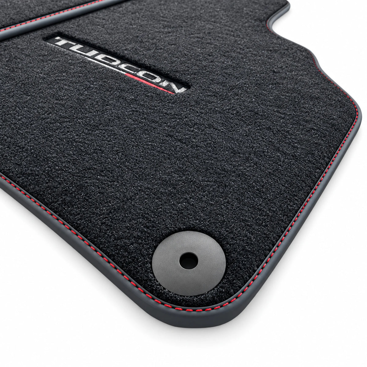 Floor Mats for Lamborghini Huracan With Italian Flag Red Stitch - AutoWin