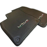 Floor Mats For Lamborghini Urus Made From Carbon Fiber Leather - AutoWin