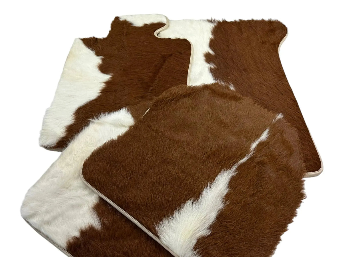 Floor Mats For Rolls Royce Ghost Series II (2021-2024) Cow Leather - AutoWin