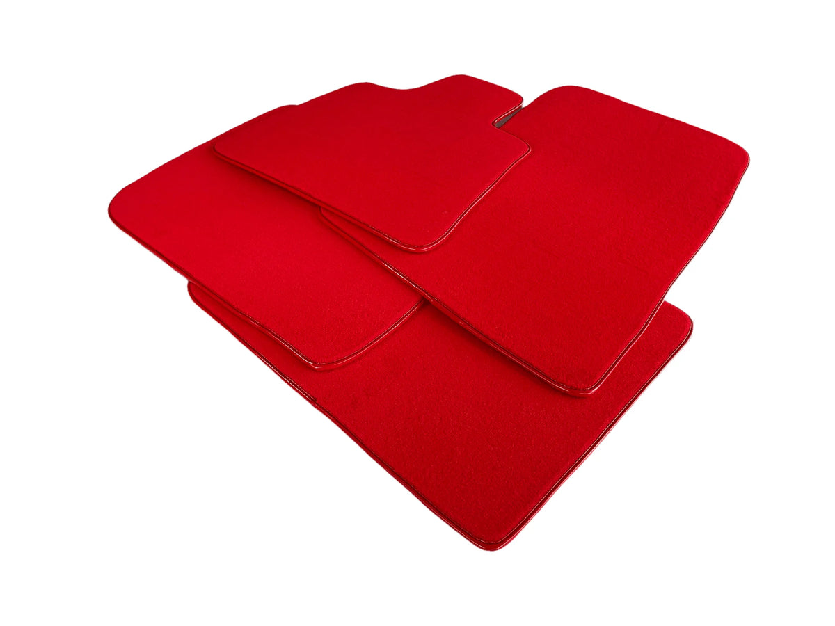 Floor Mats For Rolls Royce Ghost Series II (2021-2024) Red - AutoWin