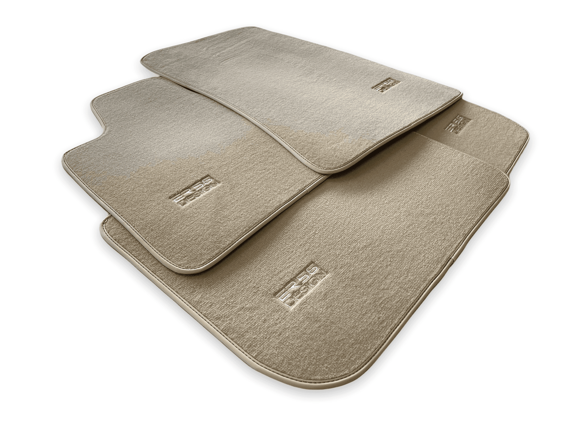 Floor Mats For Rolls Royce Phantom 2003–2016 Beige Er56 Design - AutoWin