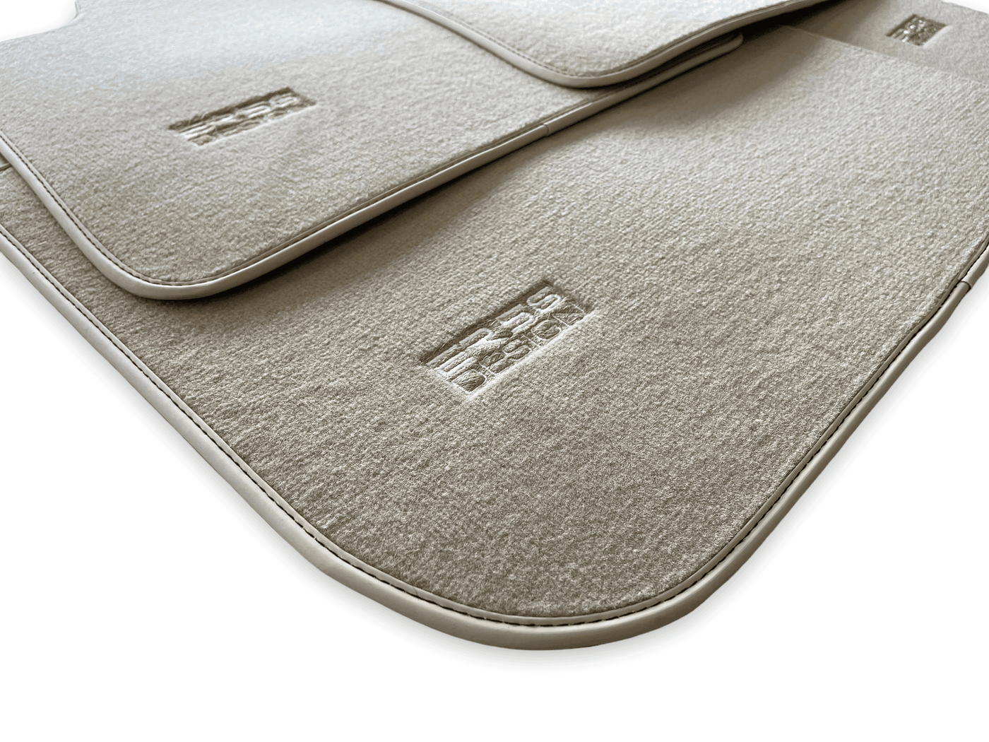 Floor Mats For Rolls Royce Phantom 2003–2016 Beige Er56 Design - AutoWin