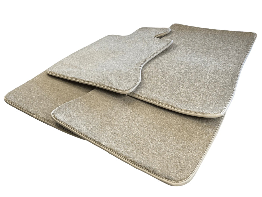 Floor Mats For Rolls Royce Phantom VIII (2017-2024) Beige Luxury Quality - AutoWin