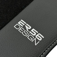 Floor Mats for Tesla Model X (6 Seats) Black Tailored Carpets ER56 Design - AutoWin