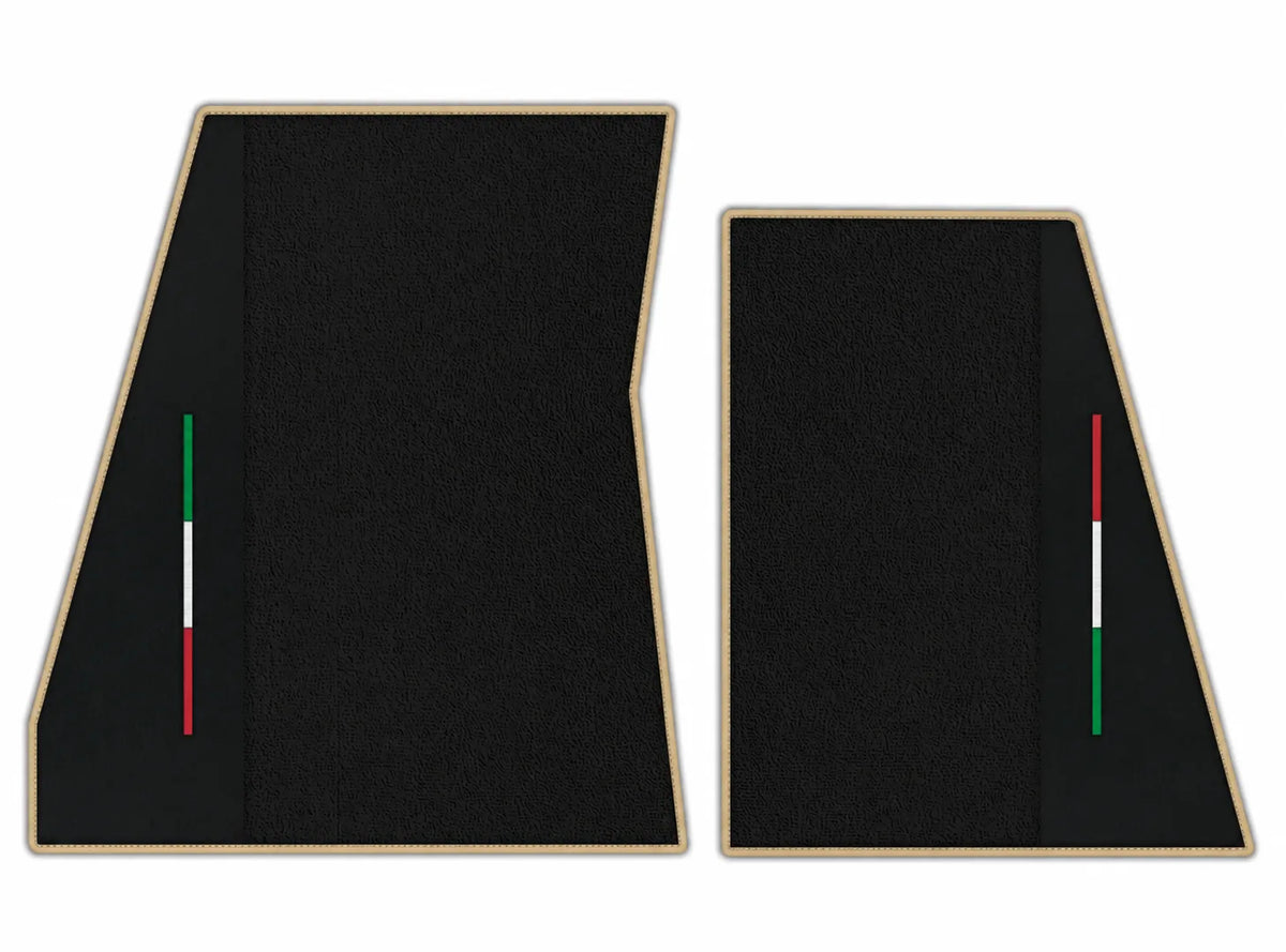 Floor Mats From Carpet With Leather for Ferrari F80 - Italy Collection