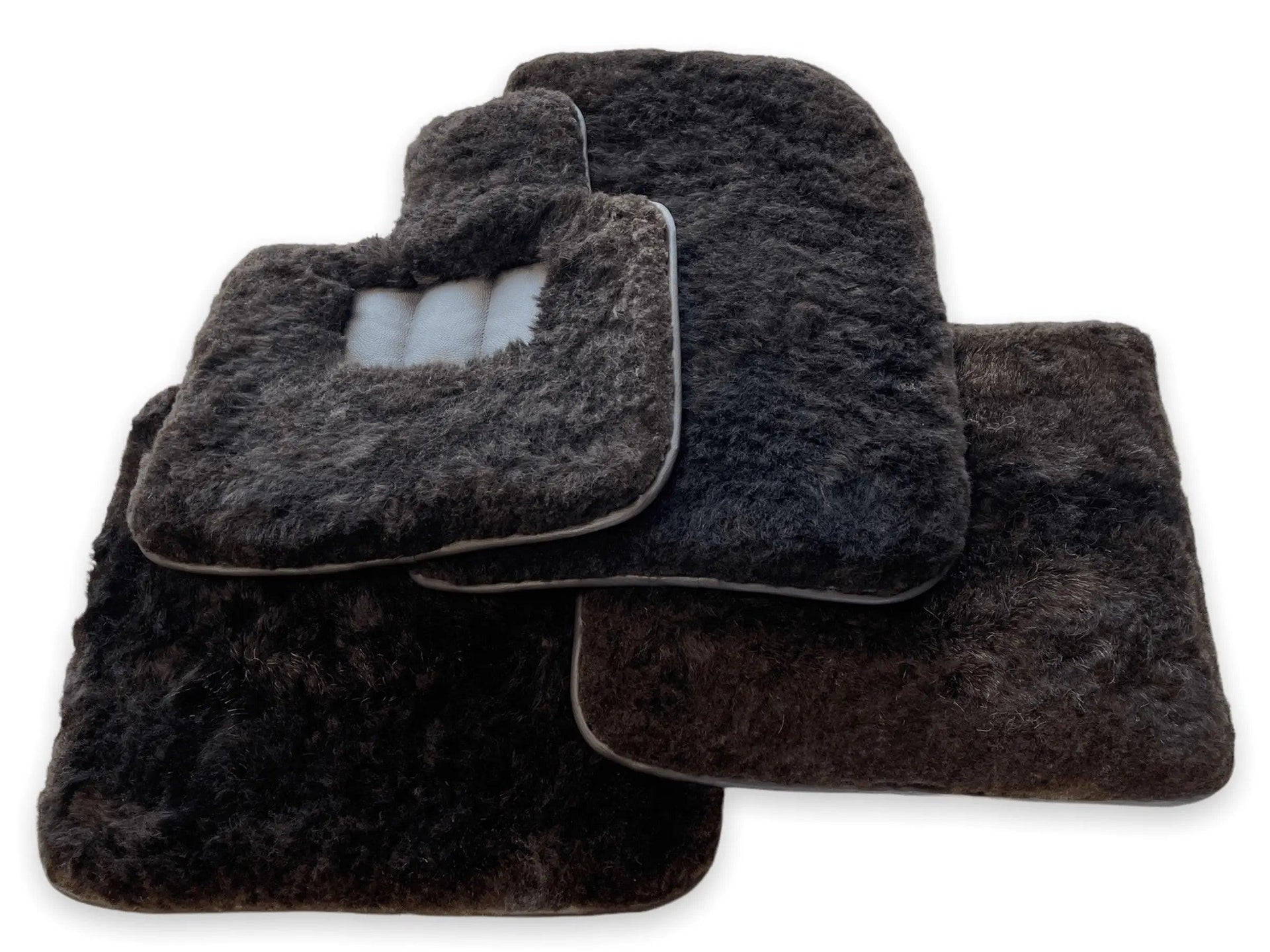Genuine Sheepskin Floor Mats Bentley Flying Spur (2005-2013) Er56 Design Brand - AutoWin