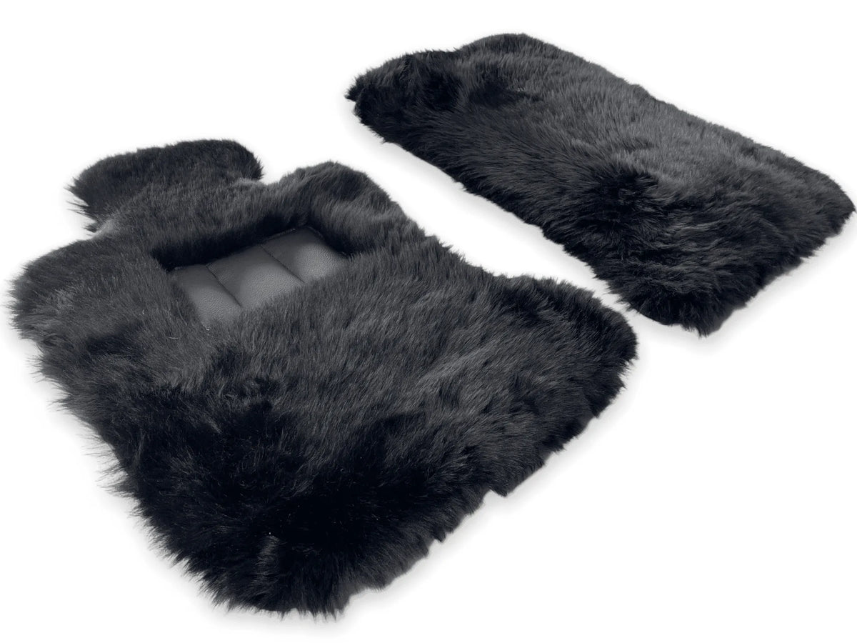 Genuine Sheepskin Floor Mats Rolls Royce Ghost Series II (2021-2024) Er56 Design Brand - AutoWin