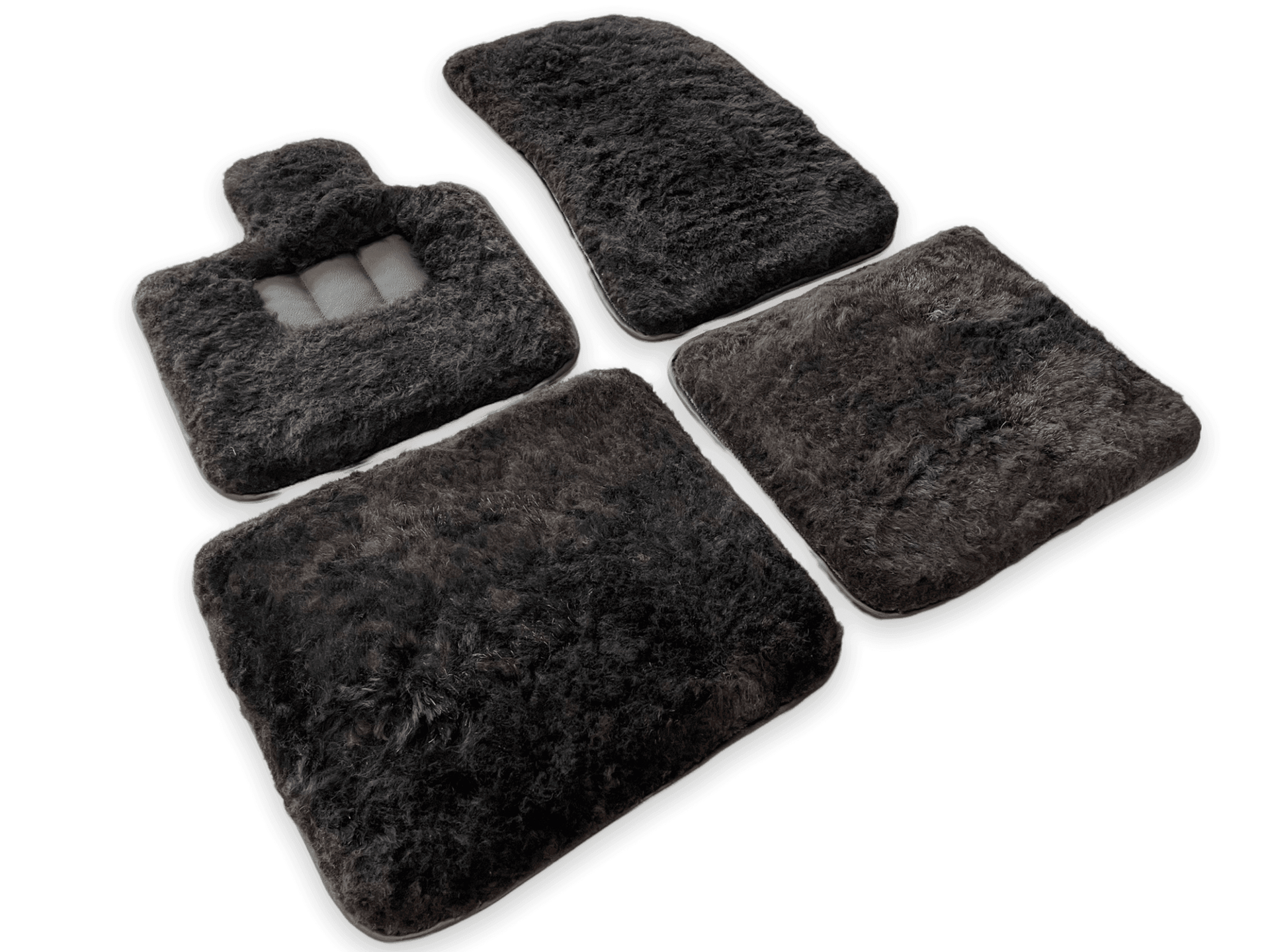Genuine Sheepskin Floor Mats Rolls Royce Spectre (2023-2024) Er56 Design Brand - AutoWin