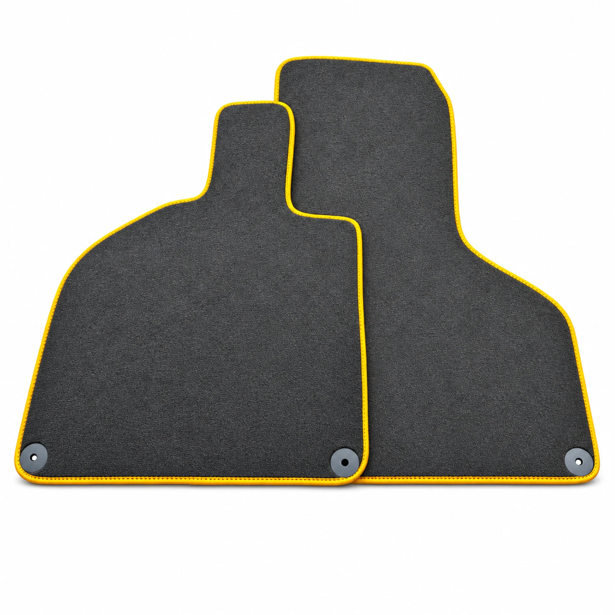 Gray Car Floor Mats for Lamborghini Huracan EVO | Yellow Trim