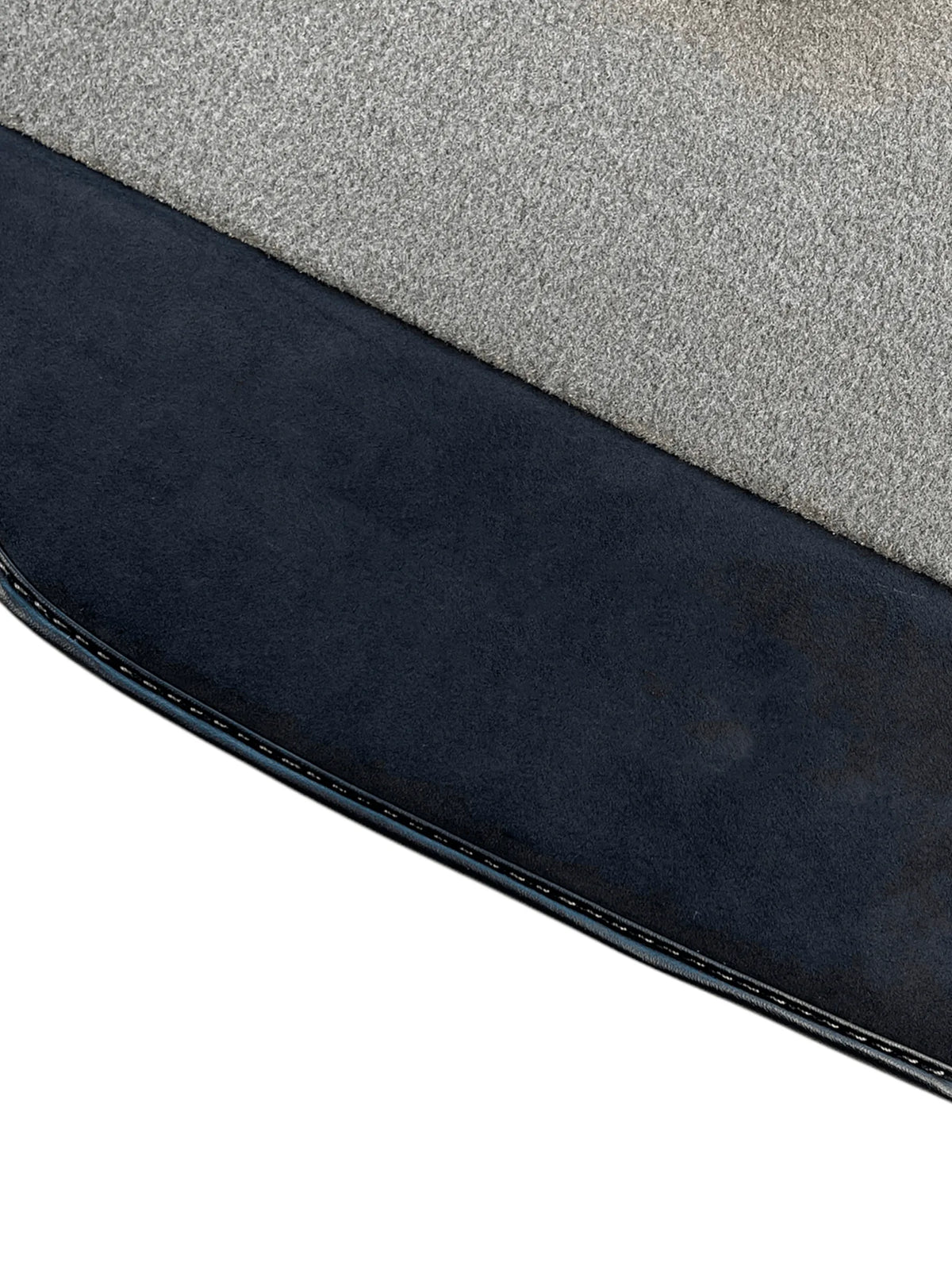 Gray Floor Mats For Ferrari 488 Pista Spider 2019-2021 With Alcantara Leather