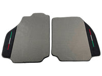 Gray Floor Mats For Ferrari 488 Pista Spider 2019-2021 With Alcantara Leather
