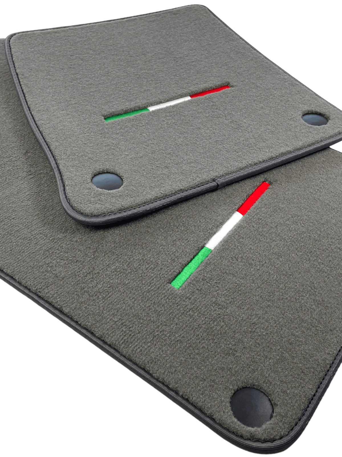 Gray Floor Mats For Ferrari 599 Coupe 2006-2012 Italian Edition - AutoWin