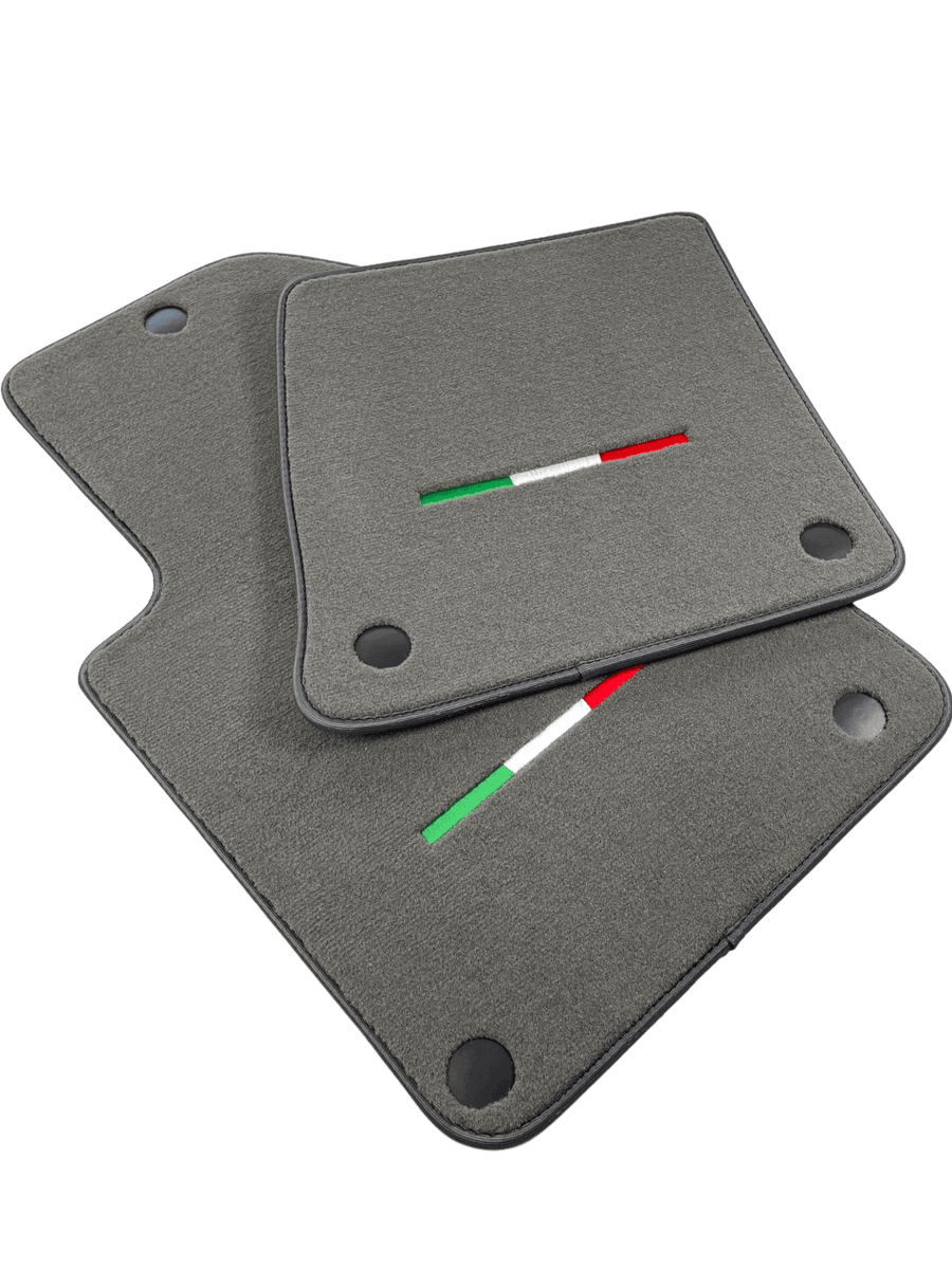 Gray Floor Mats For Ferrari 612 Scaglietti 2005-2011 Italian Edition - AutoWin