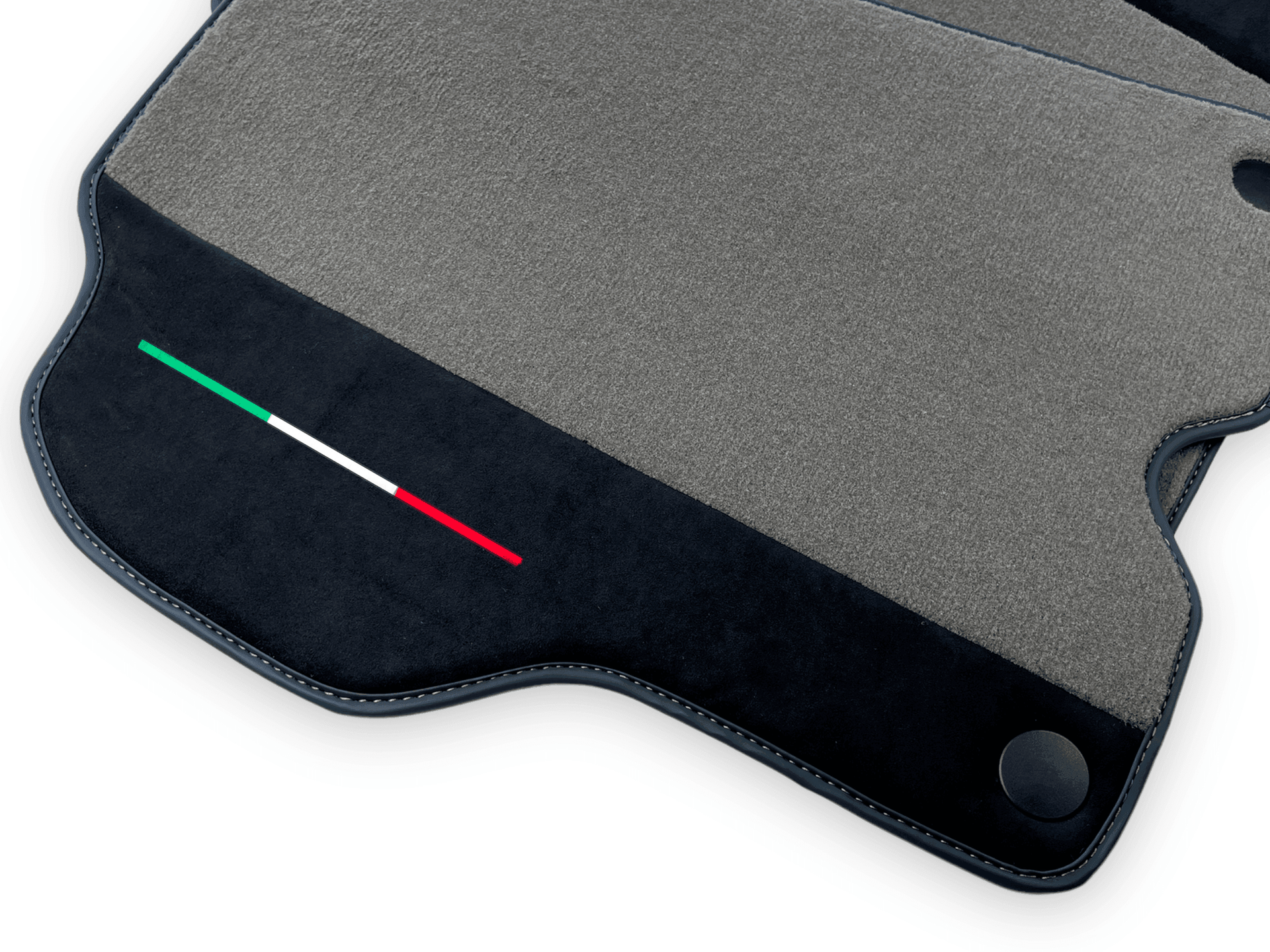 Gray Floor Mats For Ferrari California 2008-2014 With Alcantara - AutoWin