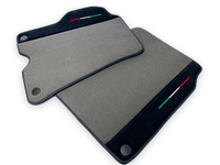 Gray Floor Mats For Ferrari California 2008-2014 With Alcantara - AutoWin