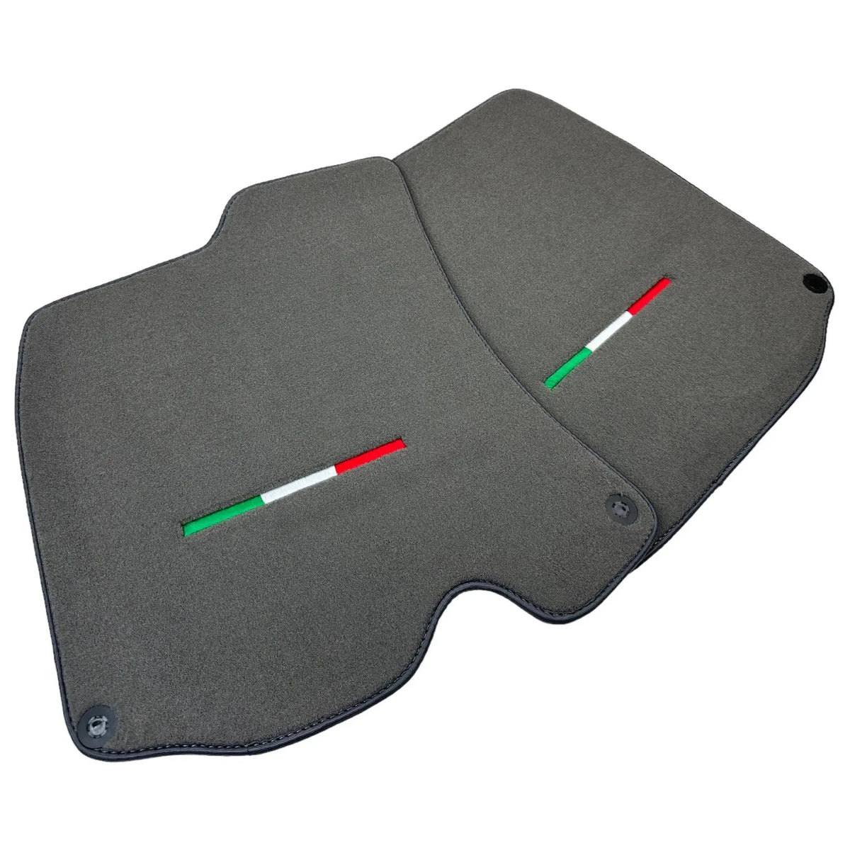 Gray Floor Mats For Ferrari Portofino (2018-2023) Italian Edition - AutoWin
