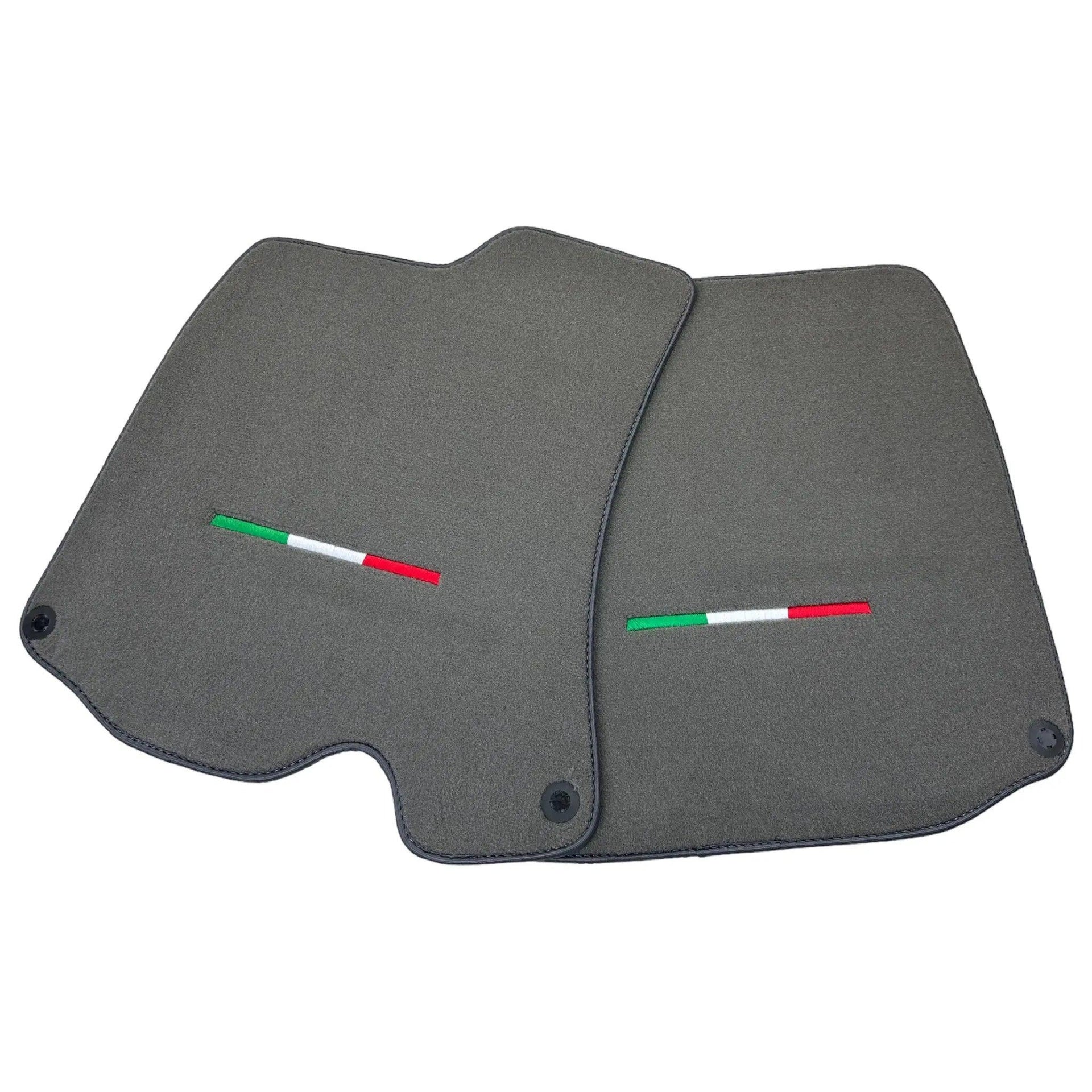 Gray Floor Mats For Ferrari Portofino (2018-2023) Italian Edition - AutoWin