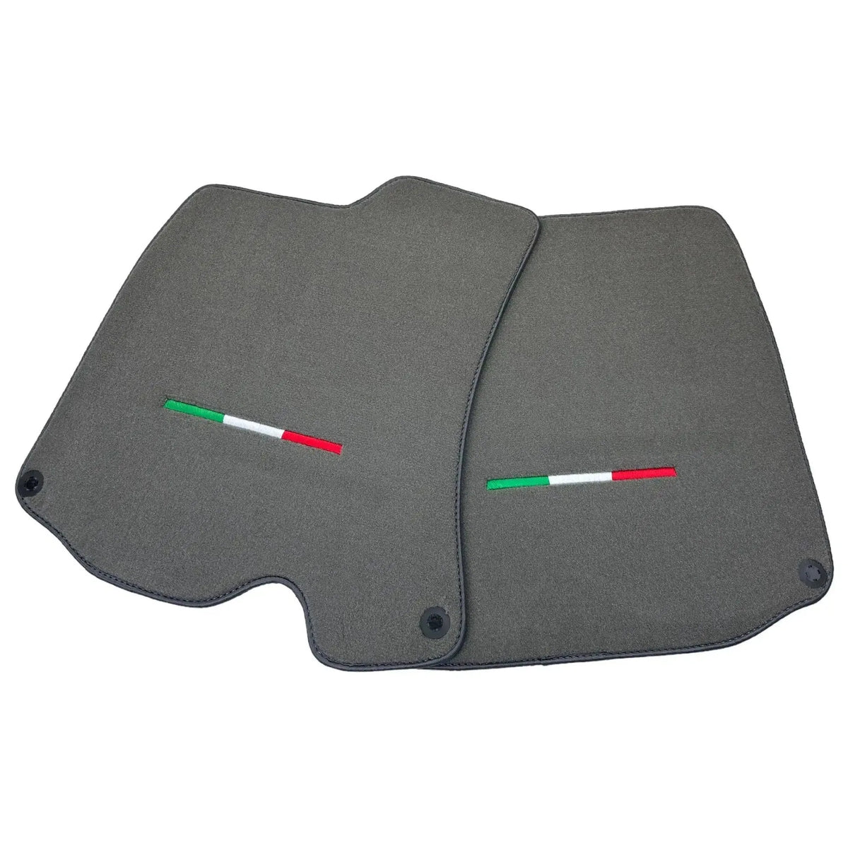 Gray Floor Mats For Ferrari Roma (2021-2027) Italian Edition - AutoWin